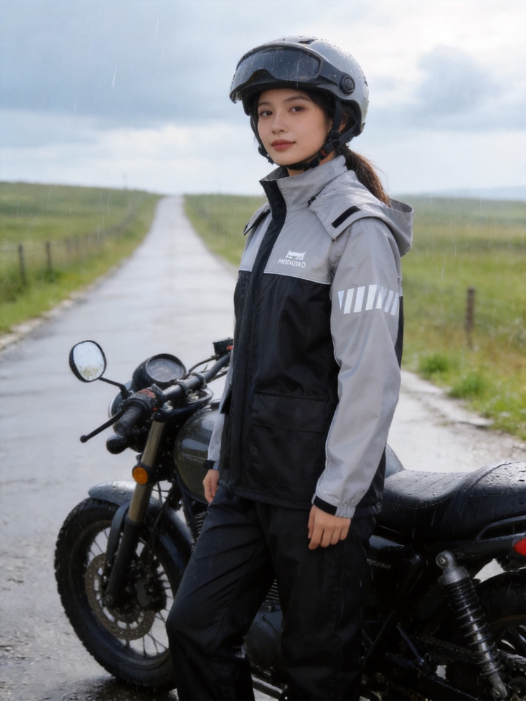 Motorcycle Rain Suit 2 Piece - 가볍고 방수 기능이 있는 오토바이 레인슈트
