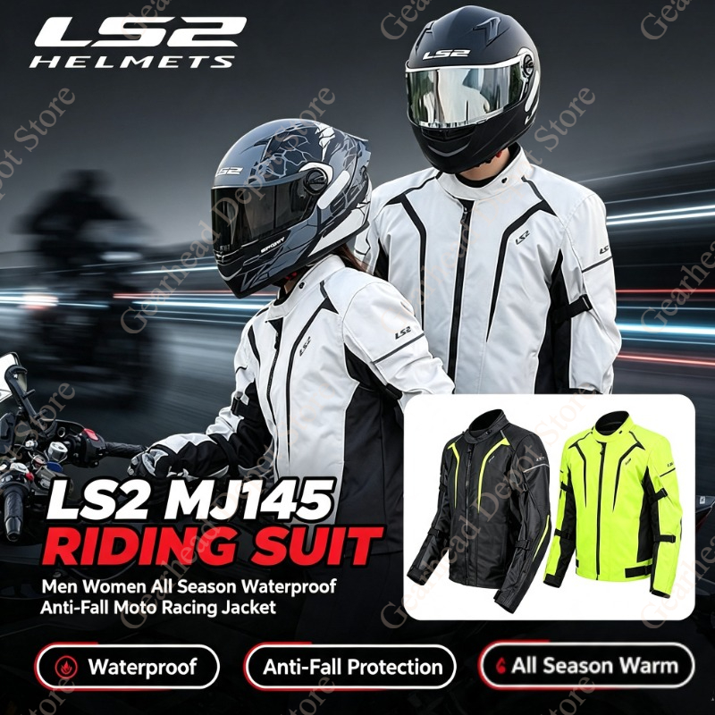 Motorcycle Riding Jacket Waterproof - LS2 MJ145 오토바이 라이딩 슈트 세트