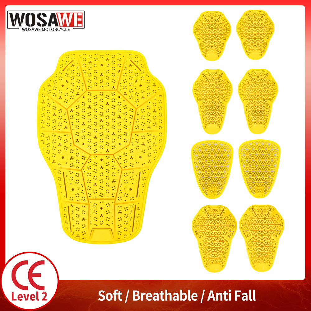 Motorcycle Back Protector Ce Level 2 - WOSAWE CE 레벨 1/2 오토바이 보호