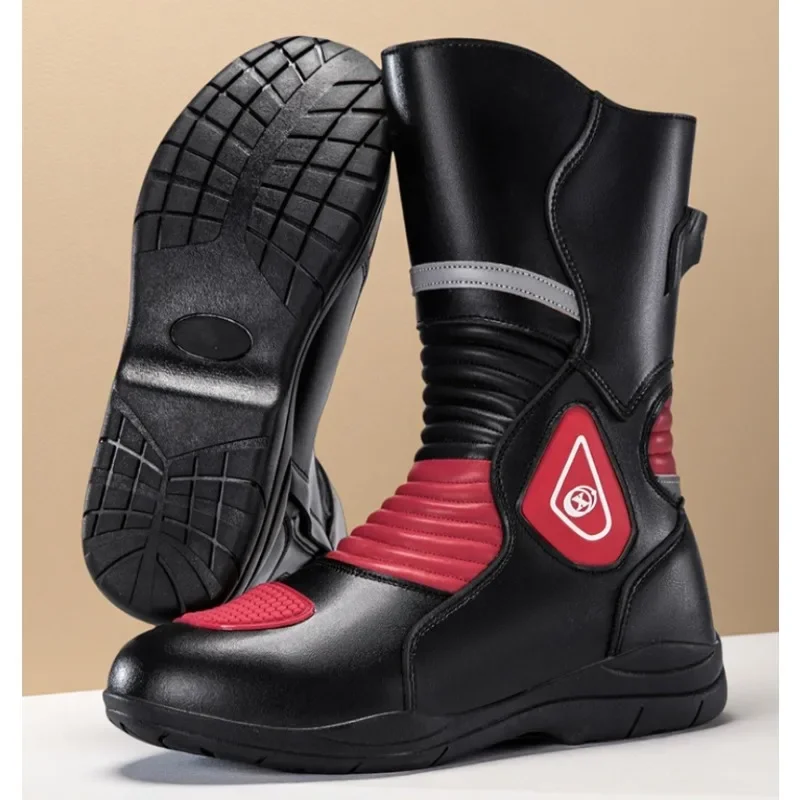 Motorcycle Boots Waterproof Riding - 통기성이 좋은 미끄럼 방지 기능의 남성용
