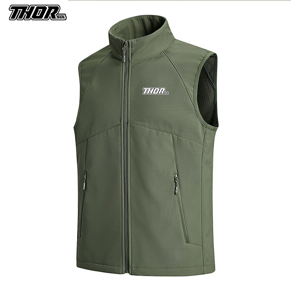 Motorcycle Jacket Thermal Liner - THORSOL 겨울 사이클링 조끼 방풍 남성용