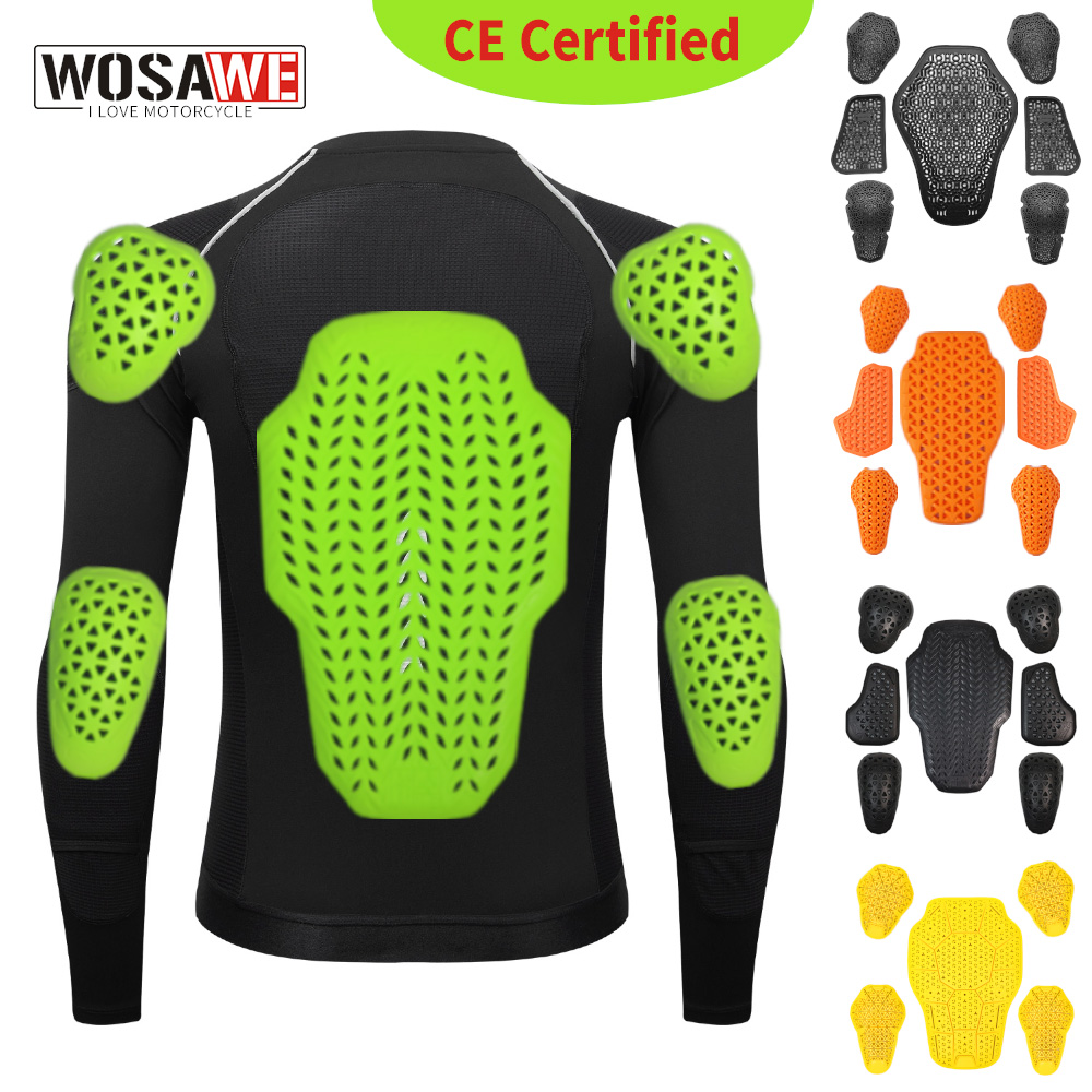 Motorcycle Back Protector Ce Level 2 - WOSAWE CE 레벨 1/2 오토바이 재킷
