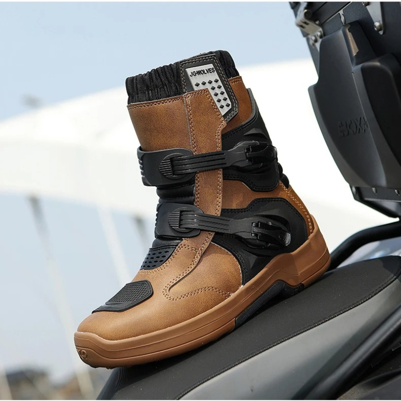 Motorcycle Boots Waterproof Riding - 오프로드 레이싱 보호용 오토바이 부츠 하이탑