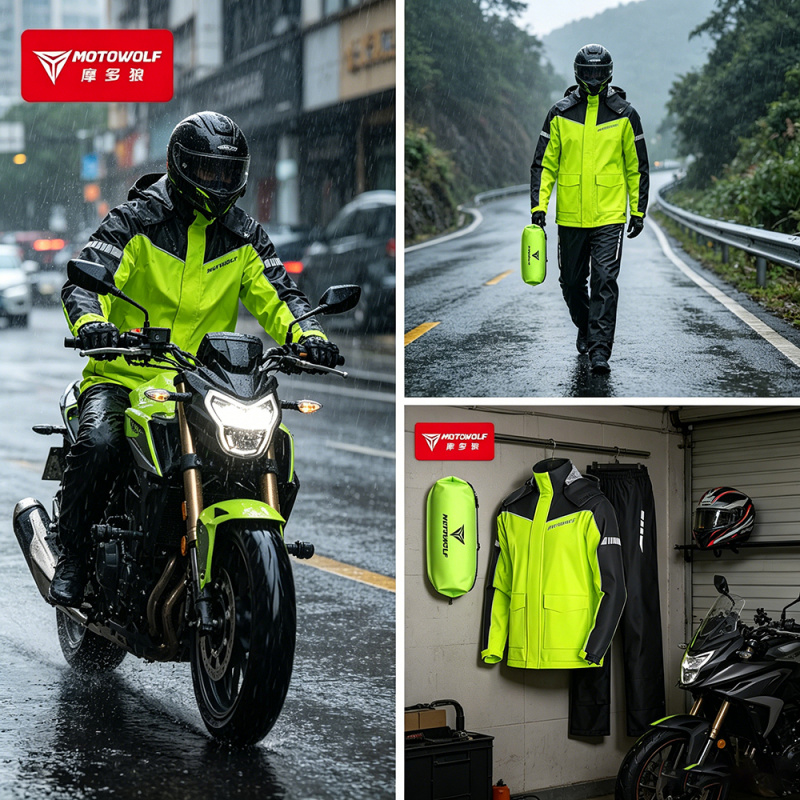 Motorcycle Boots Waterproof Riding - 모토울프 오토바이 레인코트 액세서리 방수 레인슈트