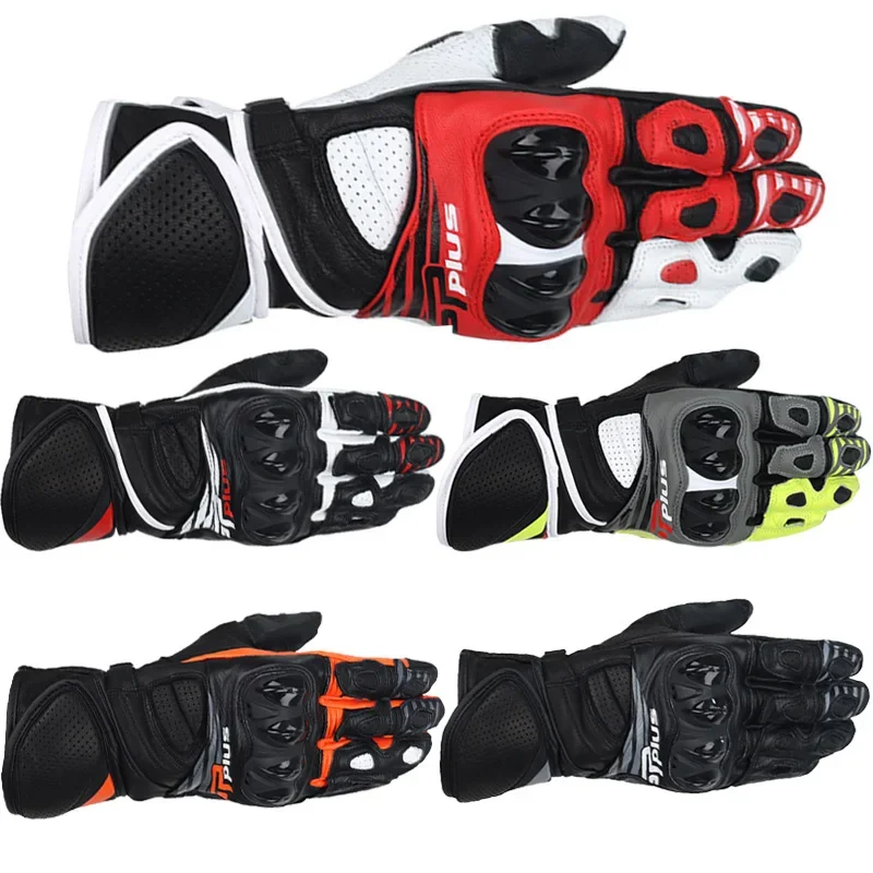 Motorcycle Gloves Leather Knuckle - 투-X 레이싱 오토바이 GP 플러스 R