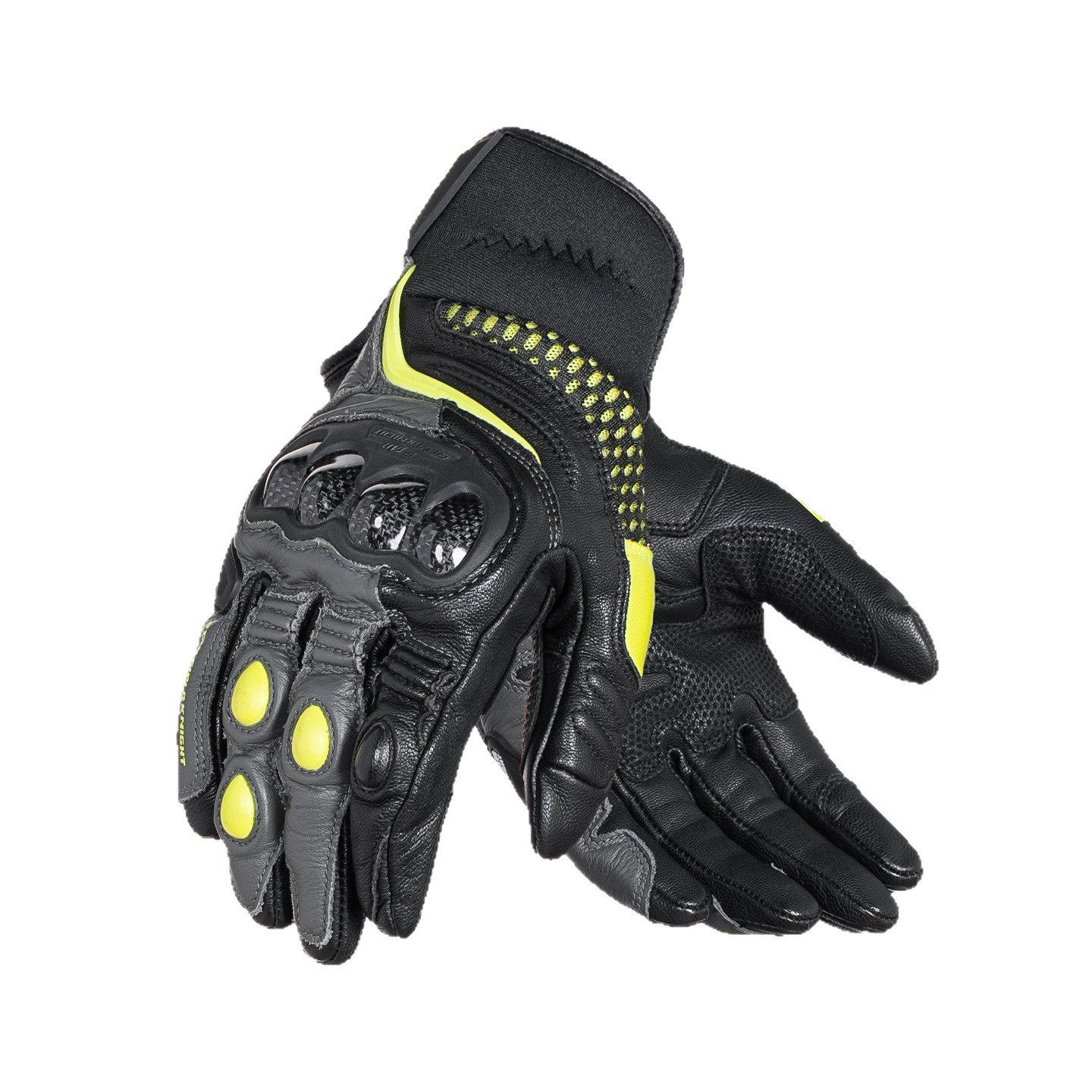 Motorcycle Gloves Leather Knuckle - 스타 나이트 오토바이 라이딩 장갑 남녀