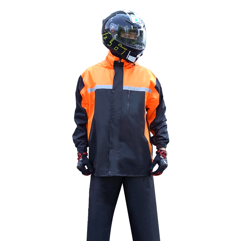 Motorcycle Rain Suit 2 Piece - 오토바이 레인슈트 방수 2피스 투톤 자켓