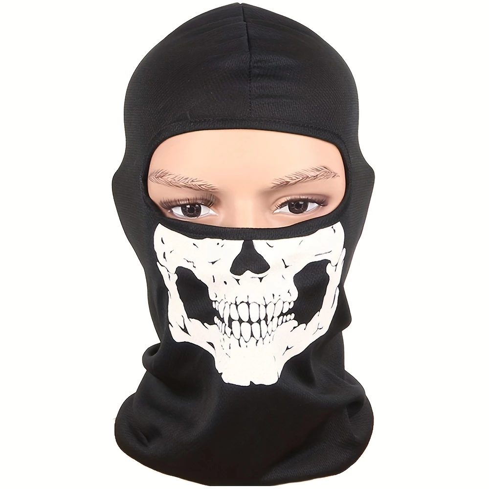 오토바이 발라크라바 풀 페이스 마스크 해골 프린트 오토 - Motorcycle Neck Gaiter Balaclava 리뷰 및 가격
