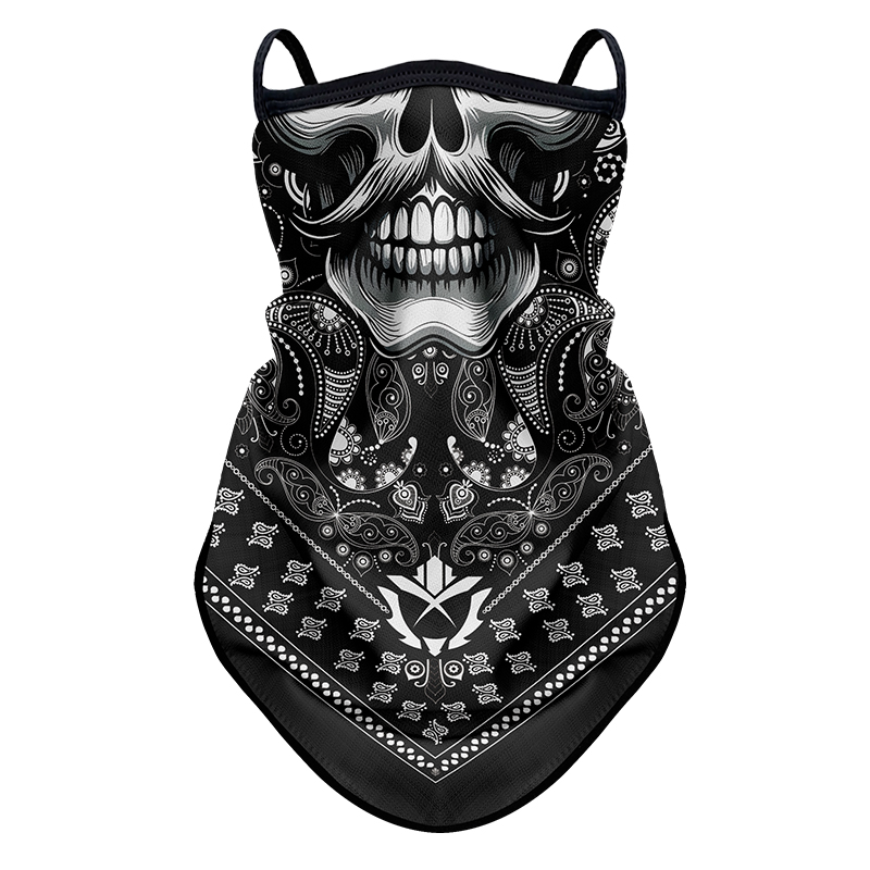 자전거 귀에 매달린 마스크 캐슈 해골 오토바이 반 얼굴 - Motorcycle Neck Gaiter Balaclava 리뷰 및 가격