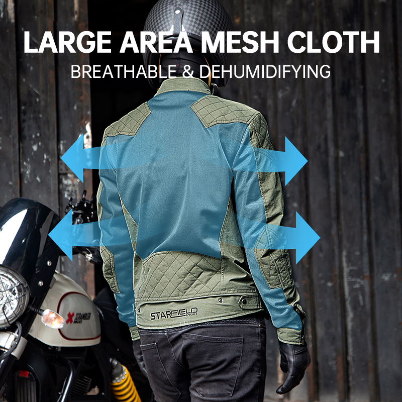 스타 필드 나이트 그린 모터사이클 재킷 라이딩 의류 봄 - Motorcycle Mesh Jacket Summer Breathable 리뷰 및 가격
