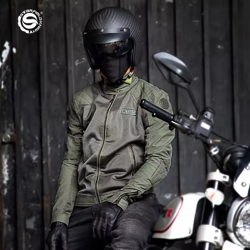 스타 필드 나이트 그린 모터사이클 재킷 라이딩 의류 봄 - Motorcycle Mesh Jacket Summer Breathable 리뷰 및 가격