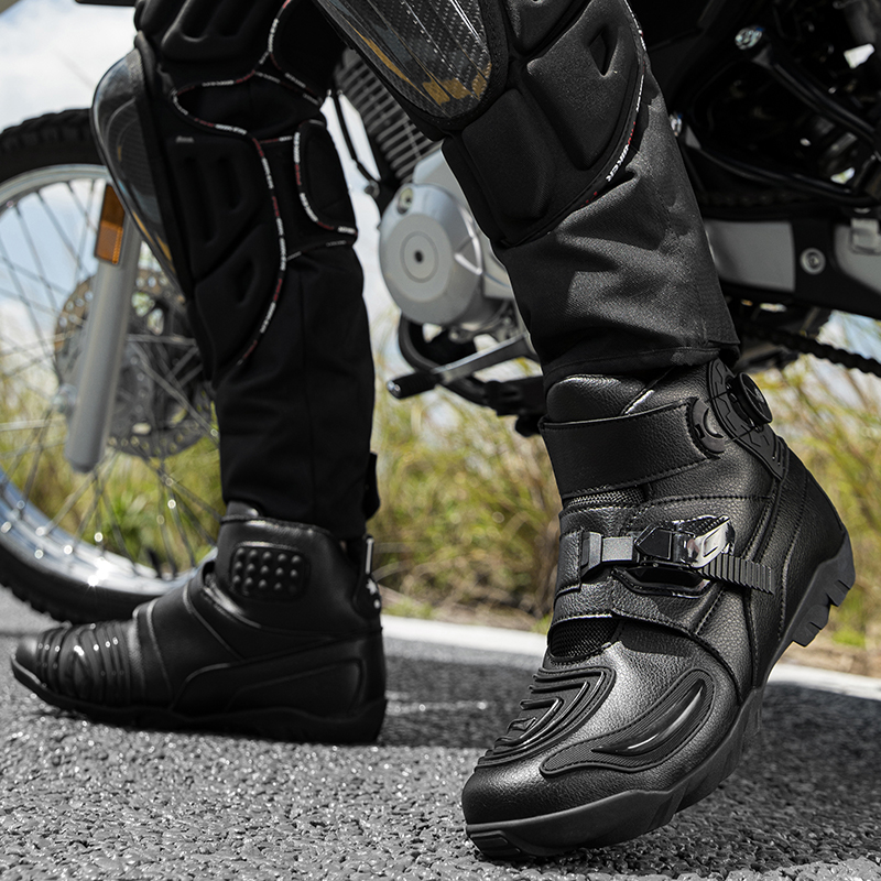 남자 오토바이 신발 높은 상위 전문 승마 부츠 패션 플 - Motorcycle Boots Waterproof Riding 리뷰 및 가격
