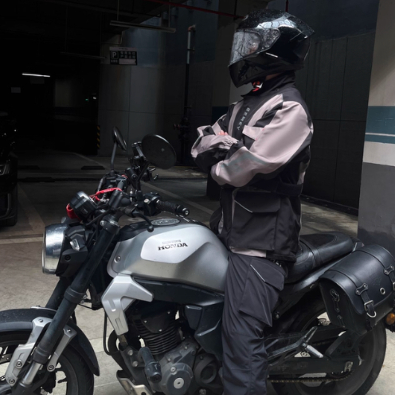 새로운 오토바이 레인슈트 남녀 공용 방수 보호 레인코트 - Motorcycle Rain Suit 2 Piece 리뷰 및 가격