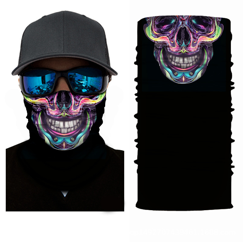사이클링 오토바이 Bandanas 해골 3D 원활한 마 - Motorcycle Neck Gaiter Balaclava 리뷰 및 가격