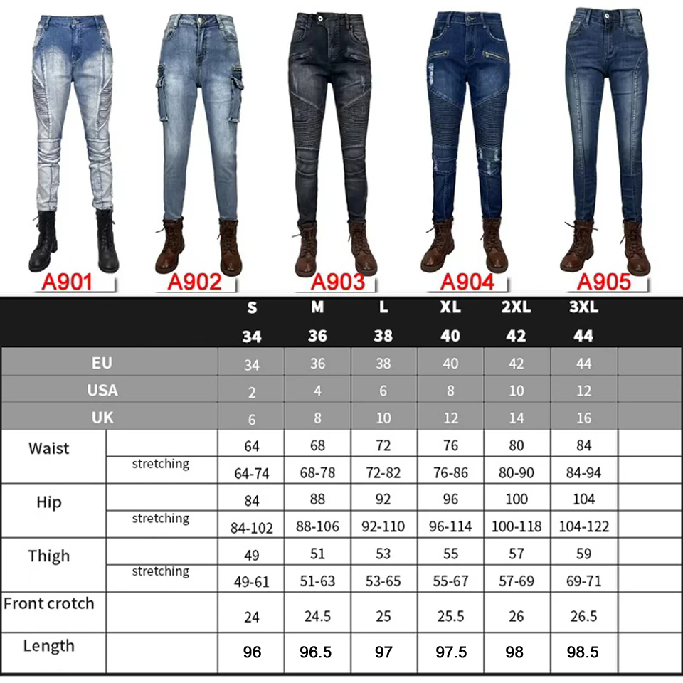 여성용 파란색 모터사이클 청바지, 보호대가 내장된 라이 - Motorcycle Pants Riding Armored 리뷰 및 가격