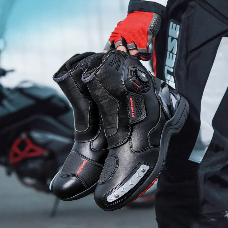 하이탑 남녀공용 방수 오토바이 신발 야광 라이딩 부츠  - Motorcycle Boots Waterproof Riding 리뷰 및 가격