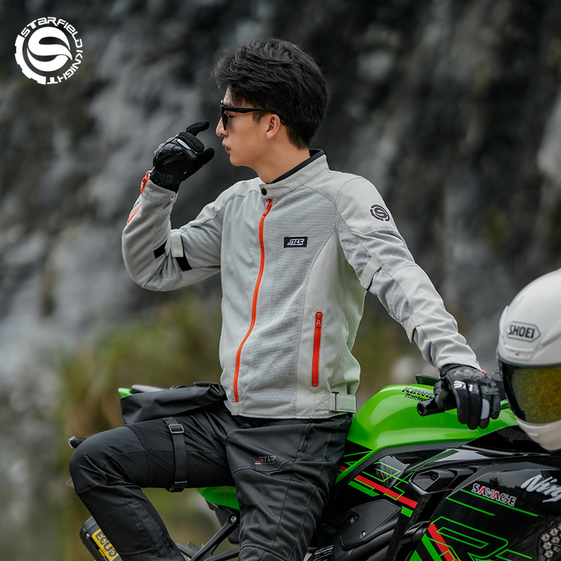 스타 필드 나이트 오토바이 재킷 봄&여름 메쉬 통기성  - Motorcycle Mesh Jacket Summer Breathable 리뷰 및 가격