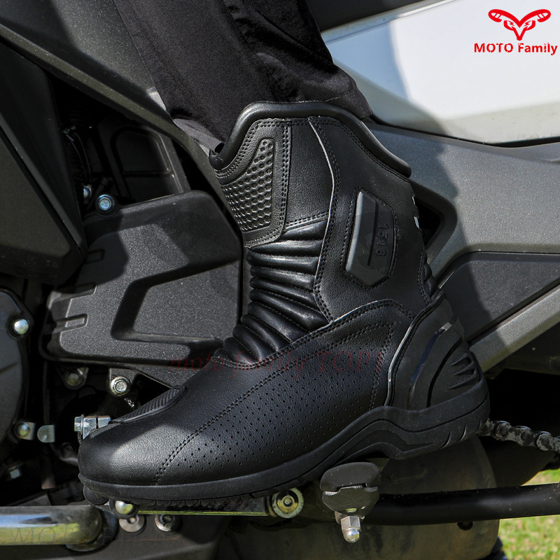 오토바이 신발 미끄럼 방지 오토바이 부츠 방수 쿠셔닝  - Motorcycle Boots Waterproof Riding 리뷰 및 가격