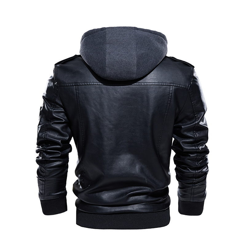 오토바이 가죽 자켓 남자 플러스 벨벳 따뜻한 겨울 가죽 - Leather Motorcycle Jacket Biker 리뷰 및 가격