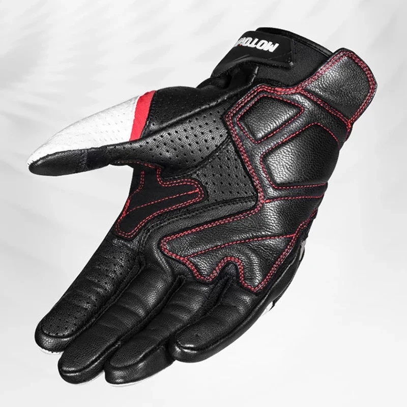 진짜 가죽 오토바이 장갑 풀 핑거 카본 파이버 너클 보 - Motorcycle Gloves Leather Knuckle 리뷰 및 가격