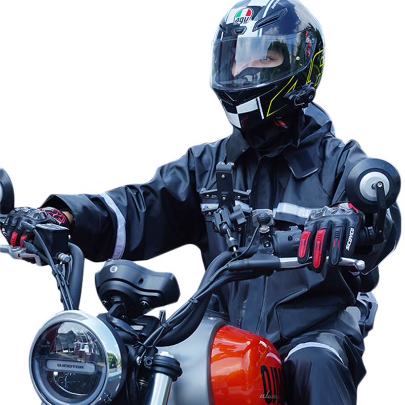 오토바이 레인슈트 방수 2피스 자켓 바지 투명 후드 반 - Motorcycle Rain Suit 2 Piece 리뷰 및 가격