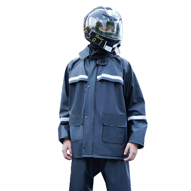 오토바이 레인슈트 방수 2피스 자켓 바지 투명 후드 반 - Motorcycle Rain Suit 2 Piece 리뷰 및 가격