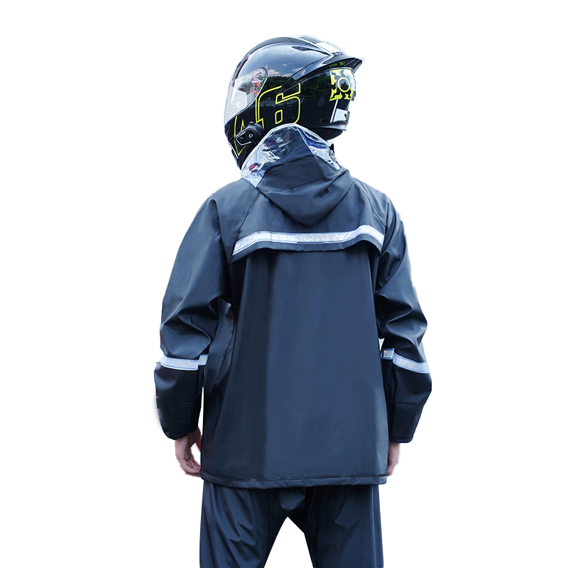 오토바이 레인슈트 방수 2피스 자켓 바지 투명 후드 반 - Motorcycle Rain Suit 2 Piece 리뷰 및 가격