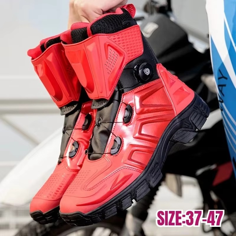 남성용 오토바이 부츠 야외 방수 TPU 보호 모토 슈즈 - Motorcycle Boots Waterproof Riding 리뷰 및 가격