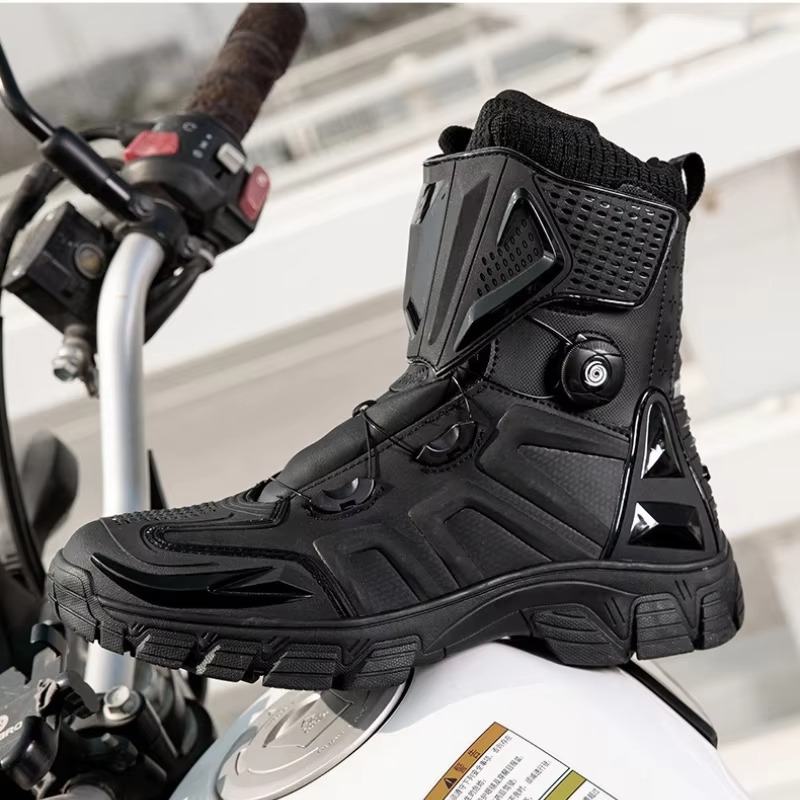 남성용 오토바이 부츠 야외 방수 TPU 보호 모토 슈즈 - Motorcycle Boots Waterproof Riding 리뷰 및 가격