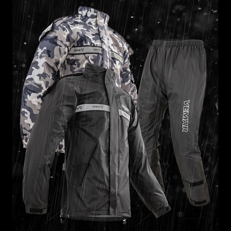 남성용 오토바이 레인슈트 2피스 방수 반사 재킷 바지  - Motorcycle Rain Suit 2 Piece 리뷰 및 가격