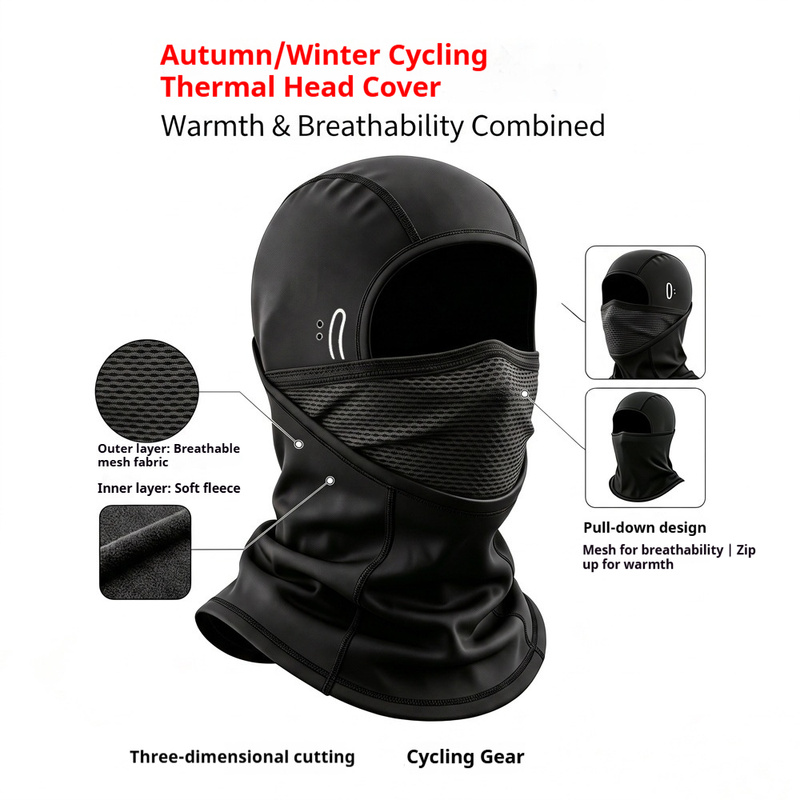 겨울용 플리스 발라클라바, 방풍 넥 워머, 스키, 오토 - Motorcycle Neck Gaiter Balaclava 리뷰 및 가격