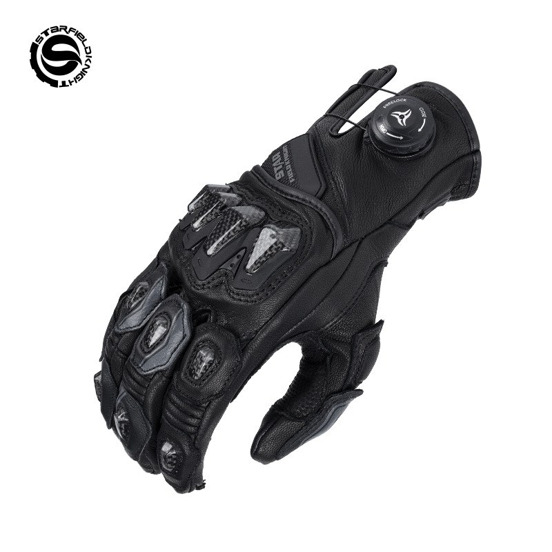 스타 필드 나이트 오토바이 장갑 남성용 염소 가죽 터치 - Motorcycle Gloves Leather Knuckle 리뷰 및 가격