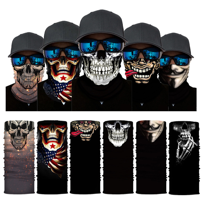 3D 해골 무늬 발라클라바 심리스 오토바이 넥페이스 마 - Motorcycle Neck Gaiter Balaclava 리뷰 및 가격