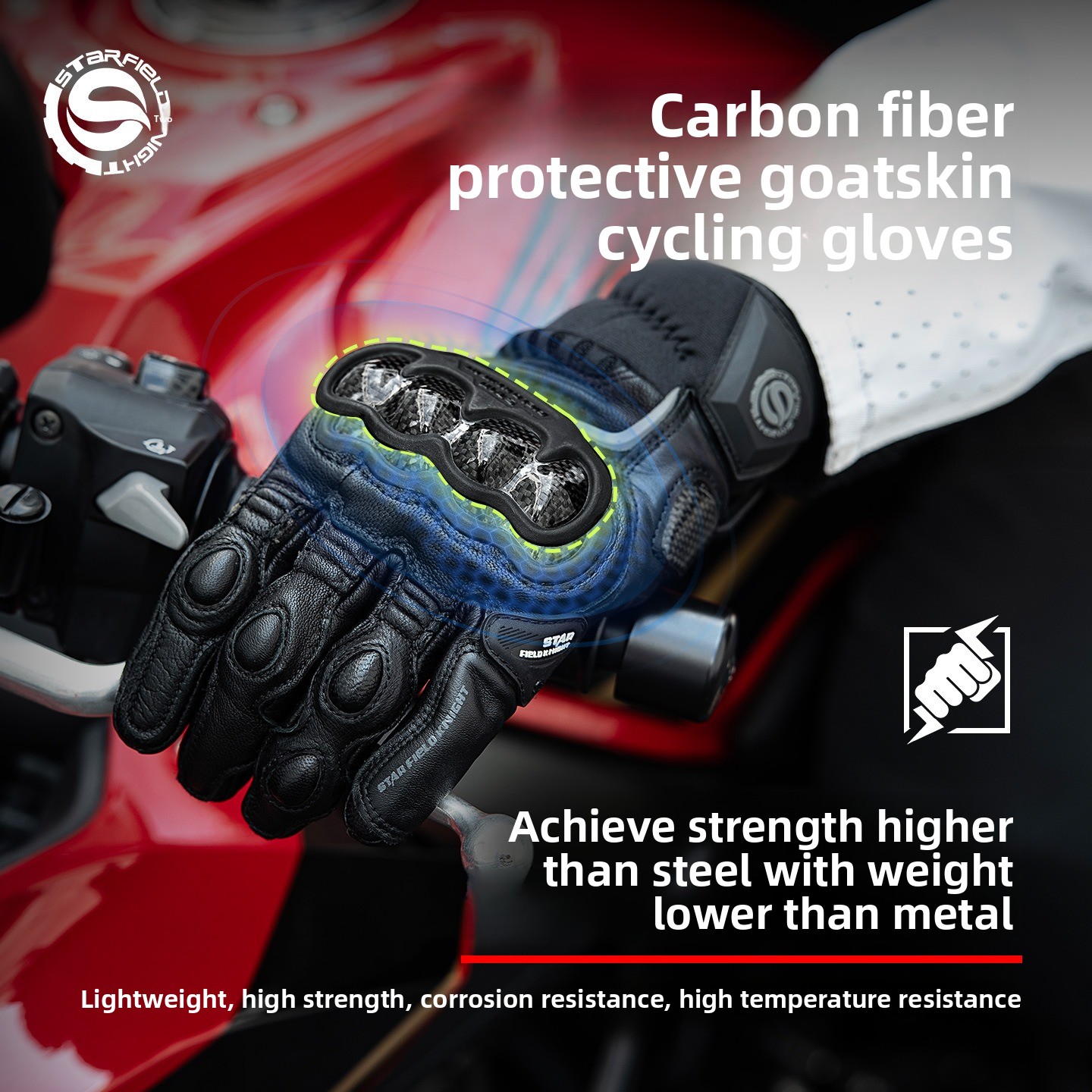 스타 나이트 오토바이 라이딩 장갑 남녀 공용 양가죽 터 - Motorcycle Gloves Leather Knuckle 리뷰 및 가격