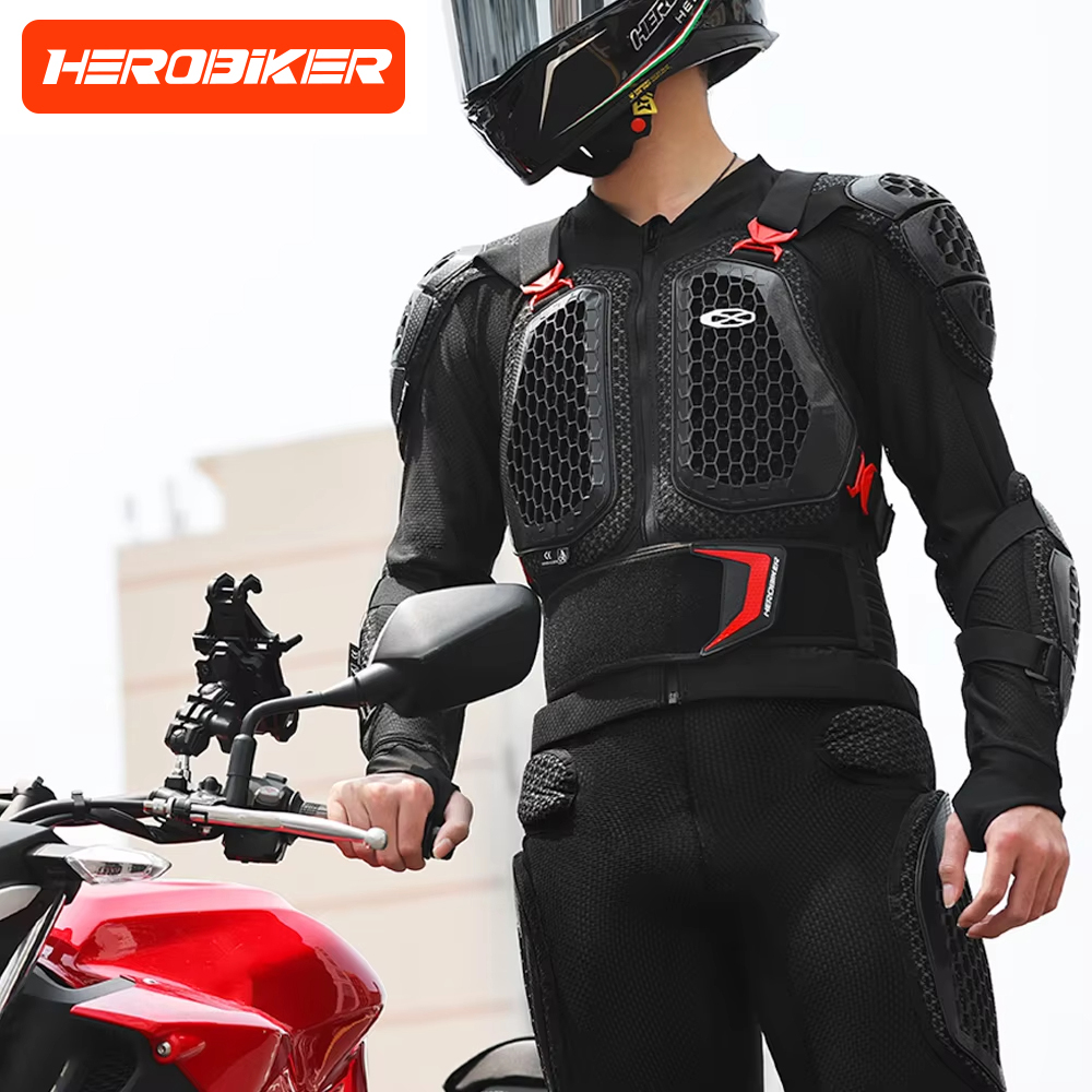 오프로드 오토바이 아머, 낙상 방지 가슴 및 등 보호  - Motorcycle Riding Jacket Waterproof 리뷰 및 가격