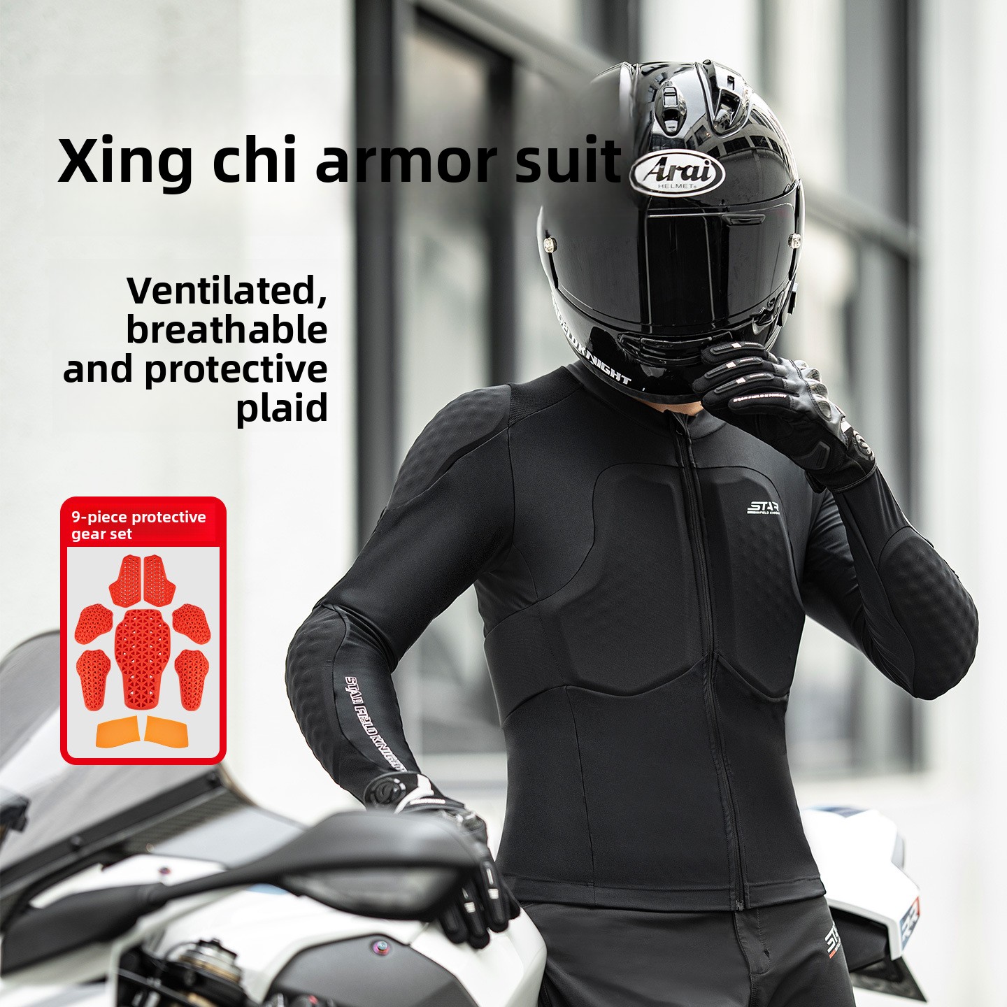 스타 필드 나이트 남성용 오토바이 라이딩 재킷, 통기성 - Motorcycle Mesh Jacket Summer Breathable 리뷰 및 가격