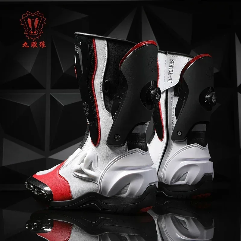 속도 오토바이 레이싱 부츠 Professiona 바이커 - Motorcycle Boots Waterproof Riding 리뷰 및 가격