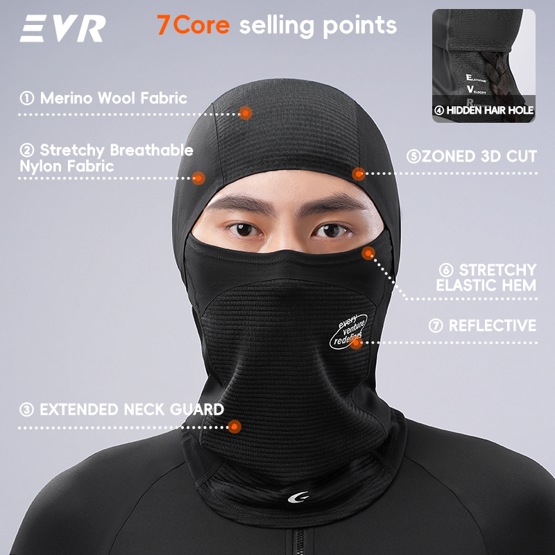 EVR 겨울용 울 페이스 마스크 넥 게이터 방풍 보온  - Motorcycle Neck Gaiter Balaclava 리뷰 및 가격