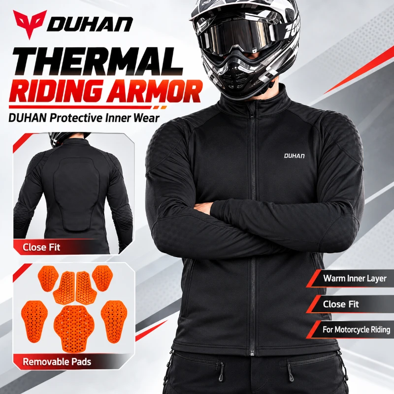 두한(DUHAN) 보온 기능성 라이딩 아머 재킷, 남녀 - Motorcycle Jacket Thermal Liner 리뷰 및 가격